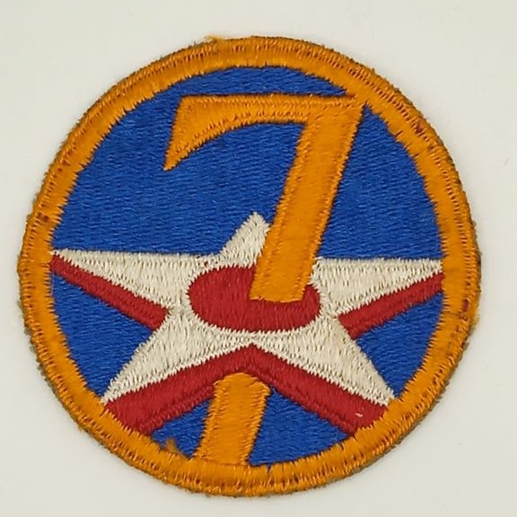 Patch US ww2 7th Air Force-original