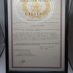 Extrait de citation Indochine  6ème Bat Vietnamien 1983